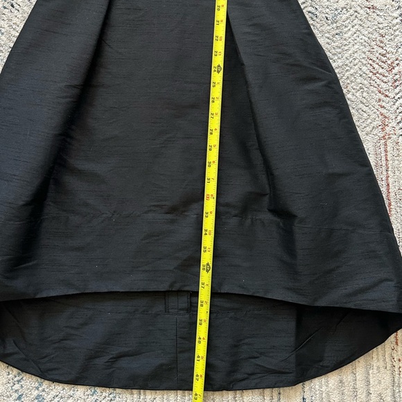 Alfred Sung Black Dupioni Cocktail Dress Size 4 Style D586 - Picture 12 of 12